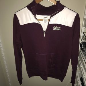 VSPink Quarter Zip Sweatshirt